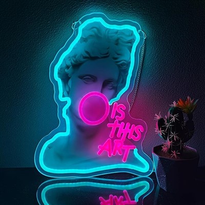 Luz de ilustración de arte de neón